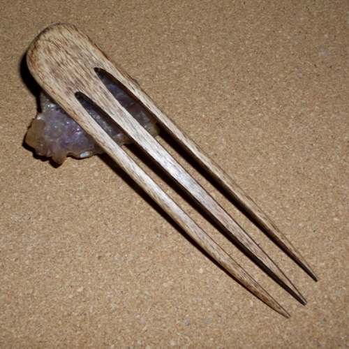 Rustic slim oak 3 prong sold by Longhaired Jewels
